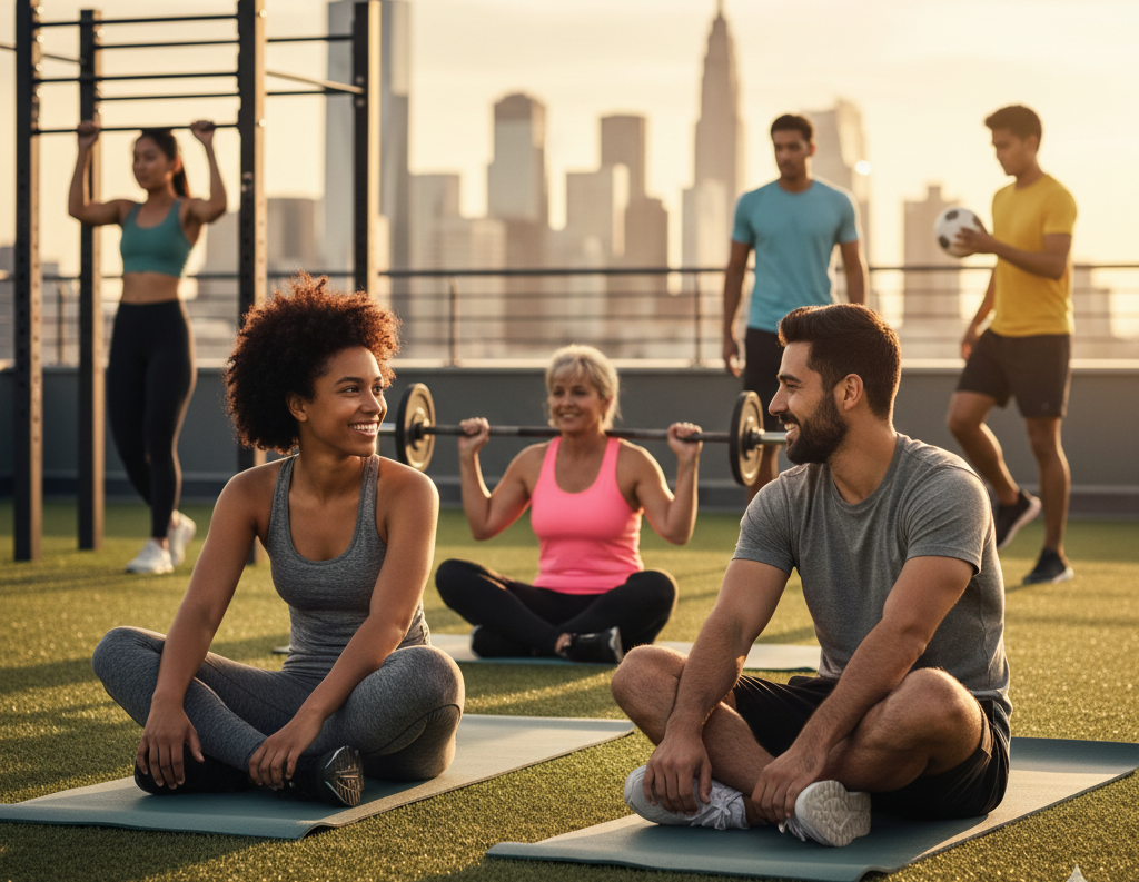 Sportflächen und Trainingsbereich in Berlin